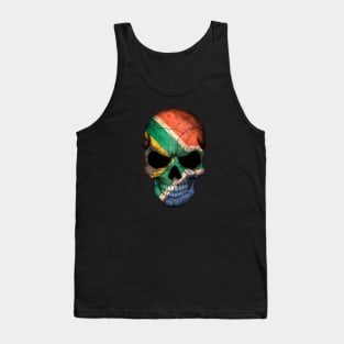 South African Flag Skull Tank Top